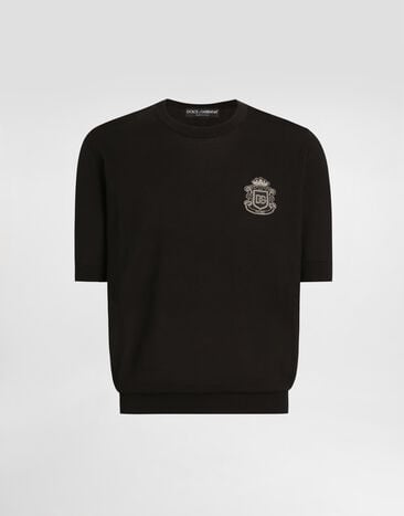 Dolce & Gabbana Cotton pullover Black GXX03ZJBCIU