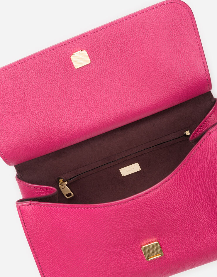 Dolce & Gabbana SOFT SMALL SICILY BAG IN CALFSKIN FUCHSIA BB6755AA409