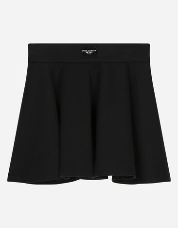 Dolce & Gabbana ゴムウエスト ジャージー スカート Blue L54I67G7M7I