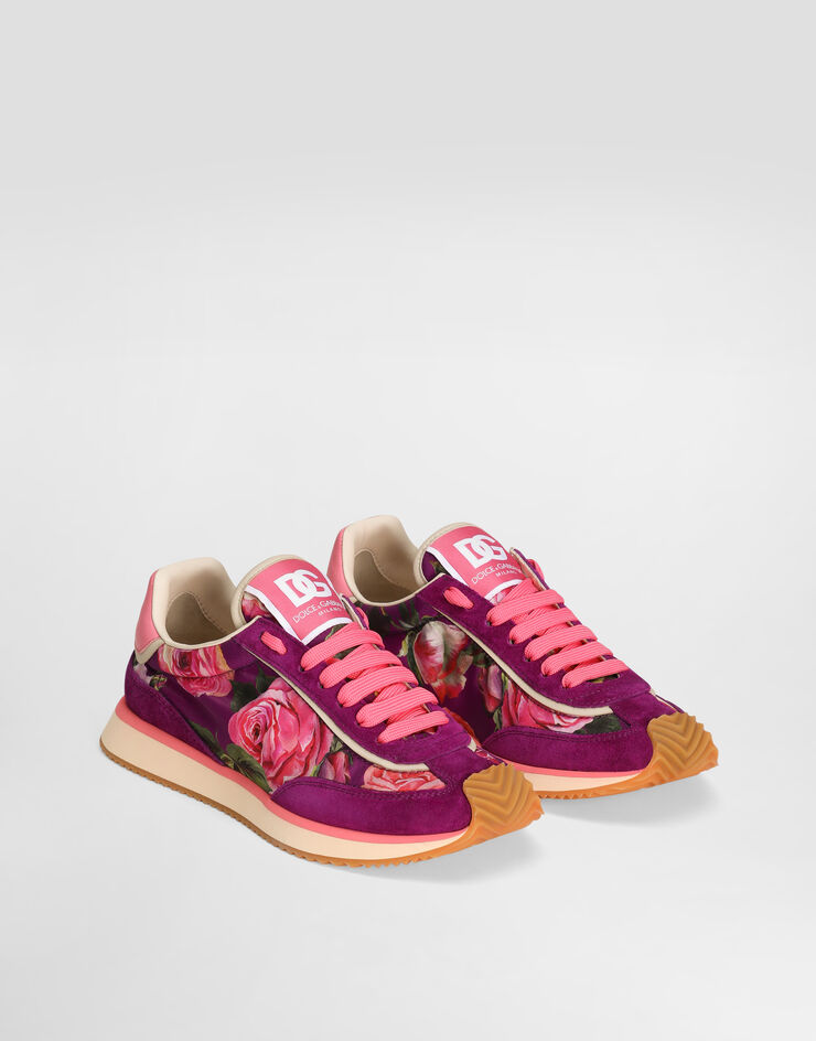 Dolce & Gabbana Mixed-material DG Cushion sneakers Print CK2288A6N66