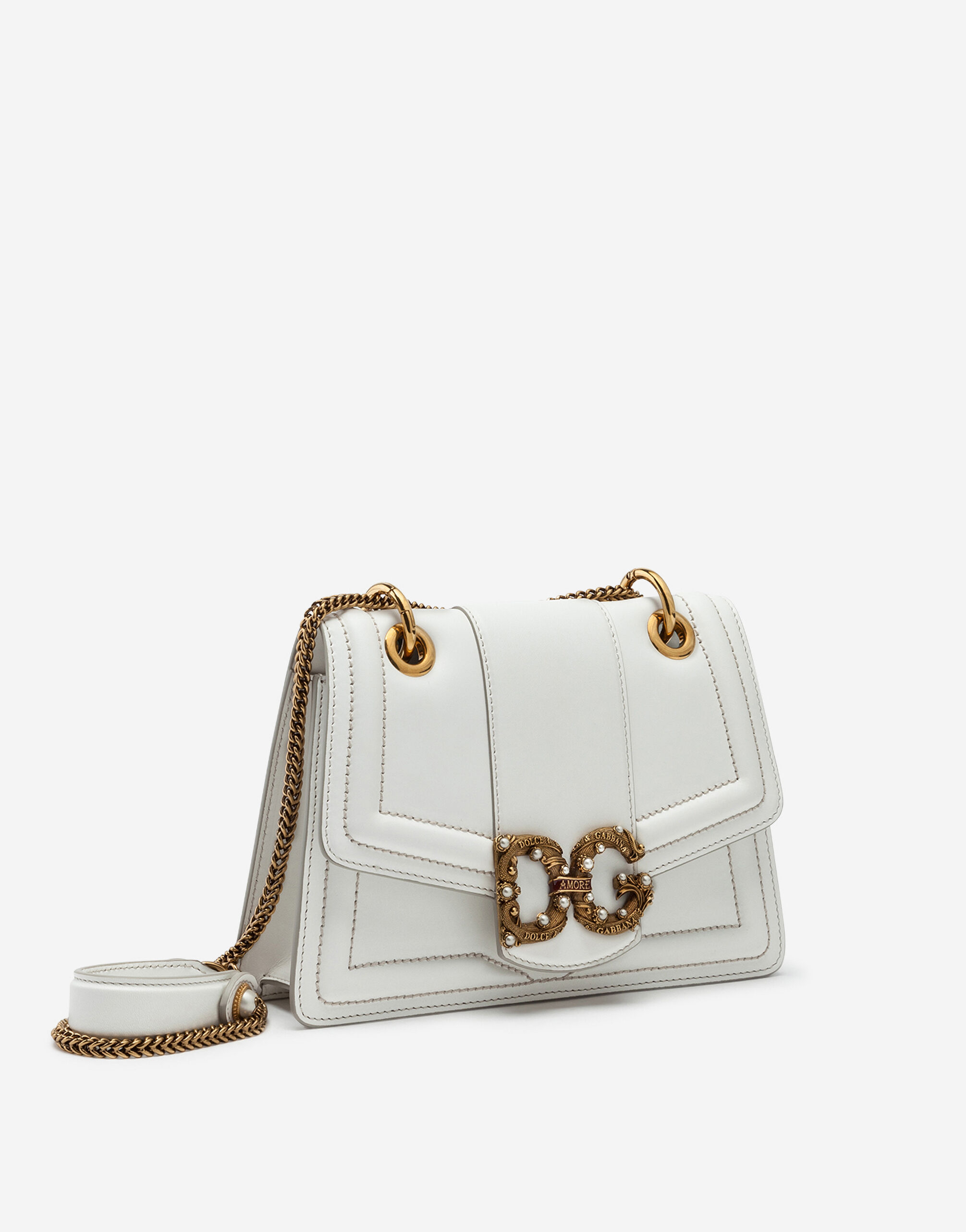 Small dg amore clearance bag in calfskin