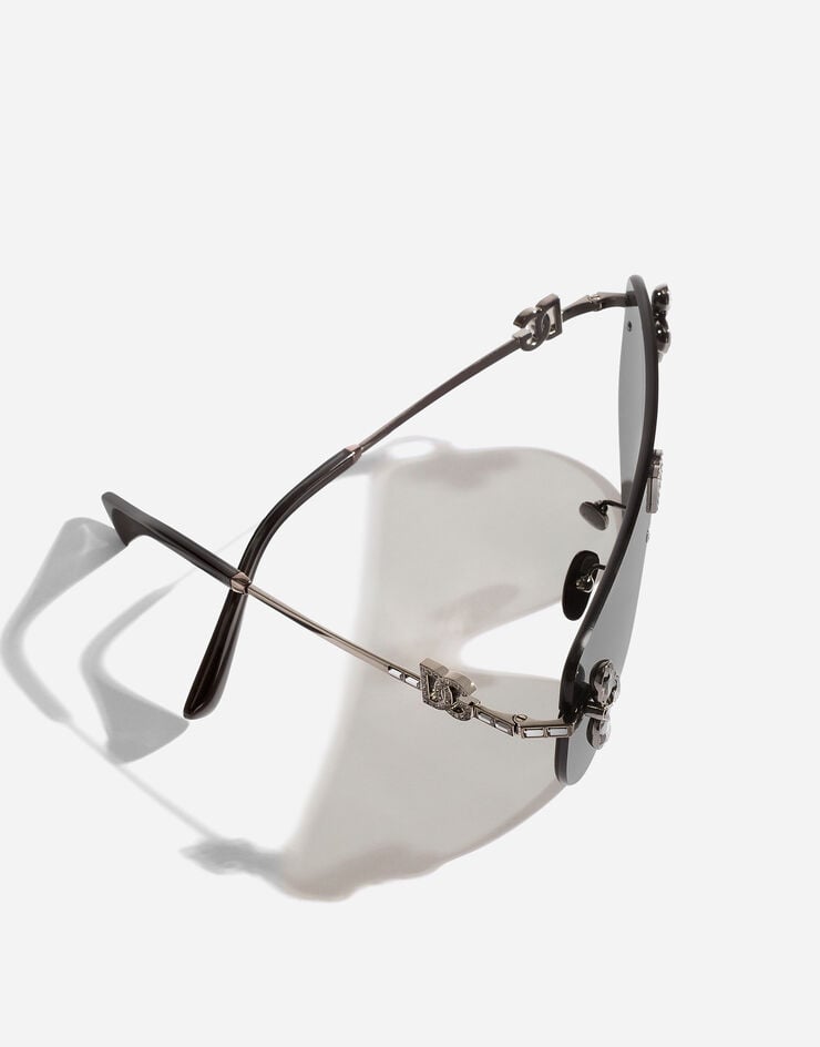 Dolce & Gabbana DG Crystals Sunglasses Dolce & Gabbana DG Crystals Sunglasses Black VG2333VM66G