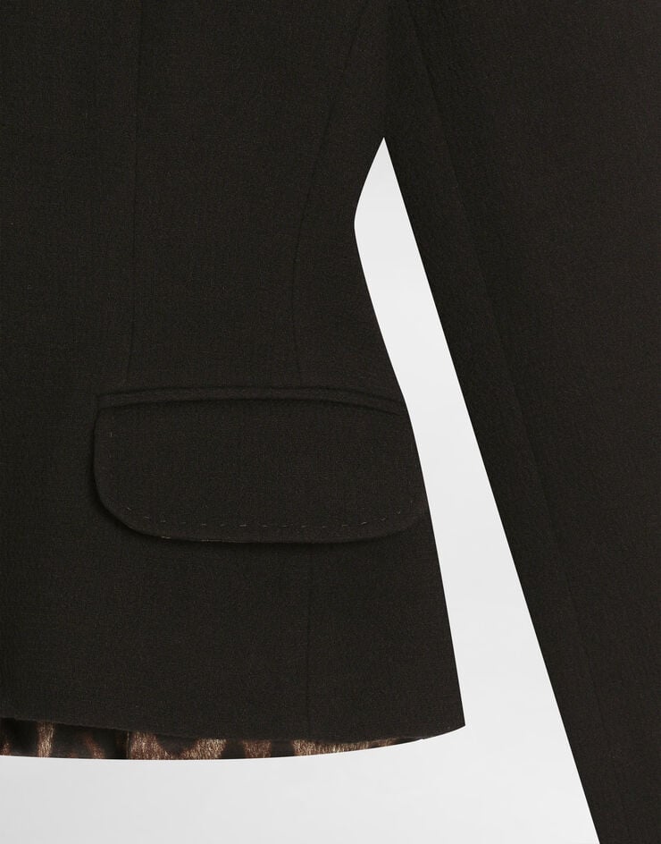 Dolce & Gabbana Wool single-breasted jacket Black F26AJTGDCL2