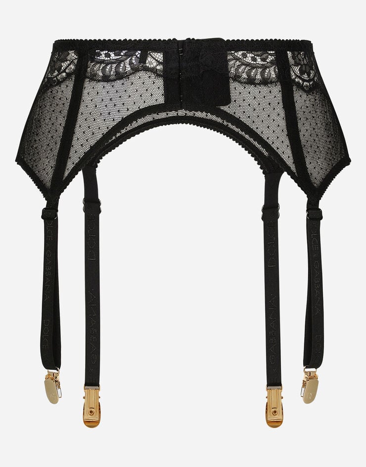Dolce & Gabbana 蕾丝吊袜带 黑 O4A50TONO25