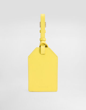 Dolce & Gabbana Calfskin name tag Yellow BP3417AV893