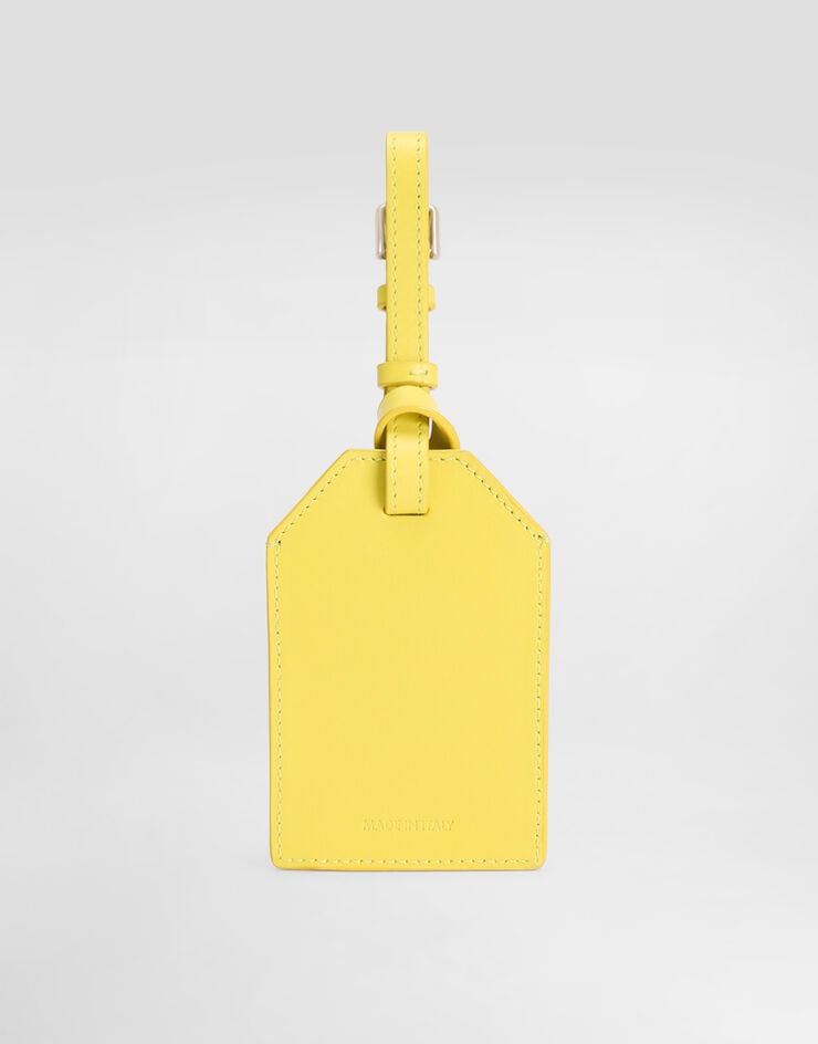 Dolce & Gabbana Calfskin name tag Yellow BP3417AV893