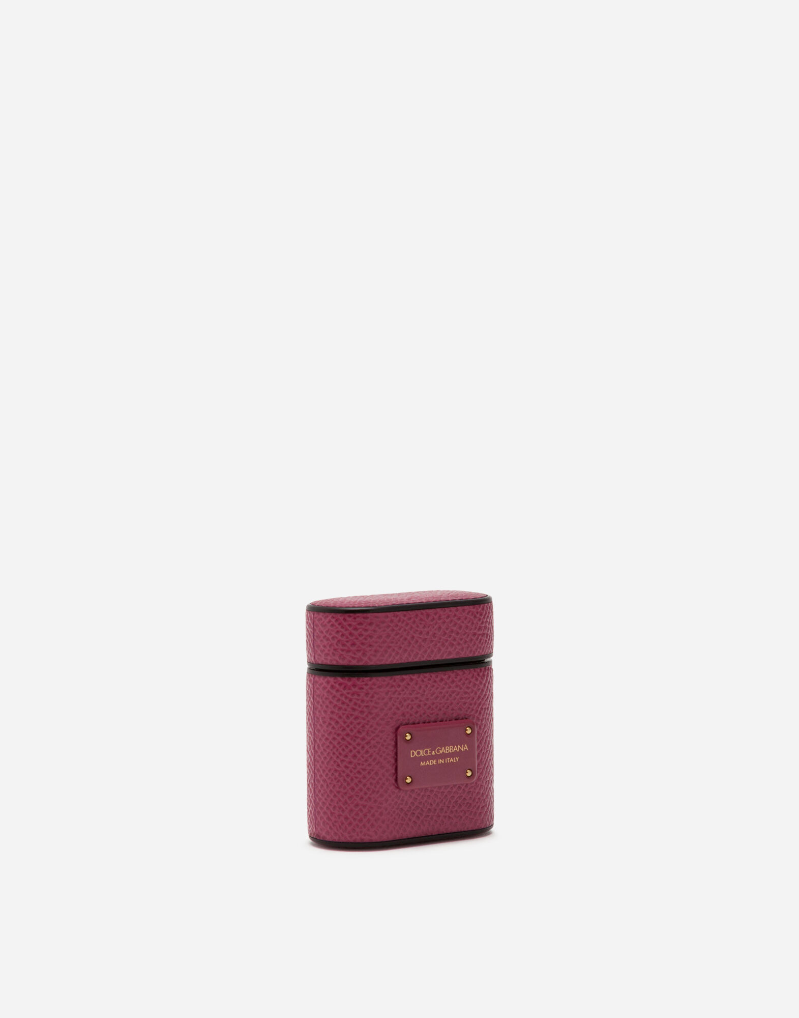 Dauphine calfskin airpods case in FUCHSIA for Women