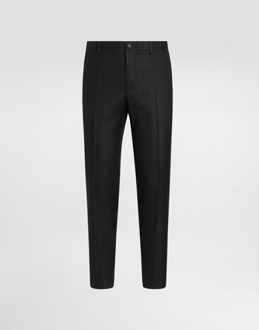 Dolce & Gabbana Viscose trousers Black GY6FETFU8CQ