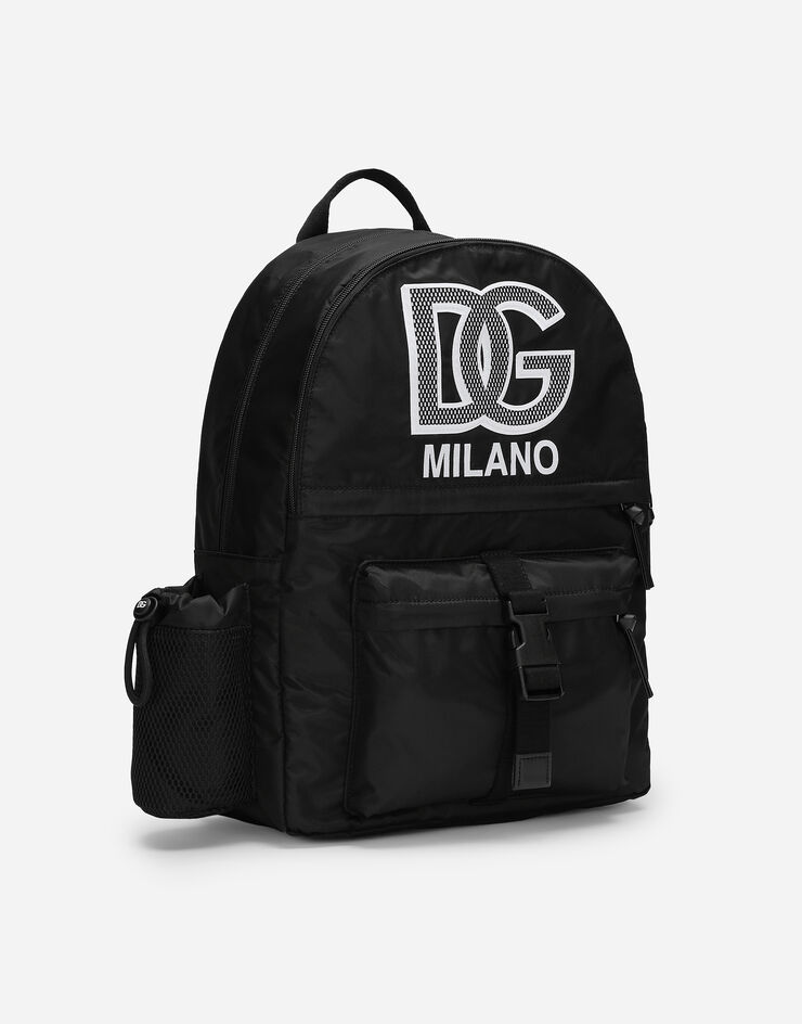 Dolce & Gabbana Rucksack aus Nylon Schwarz EM0125AB205