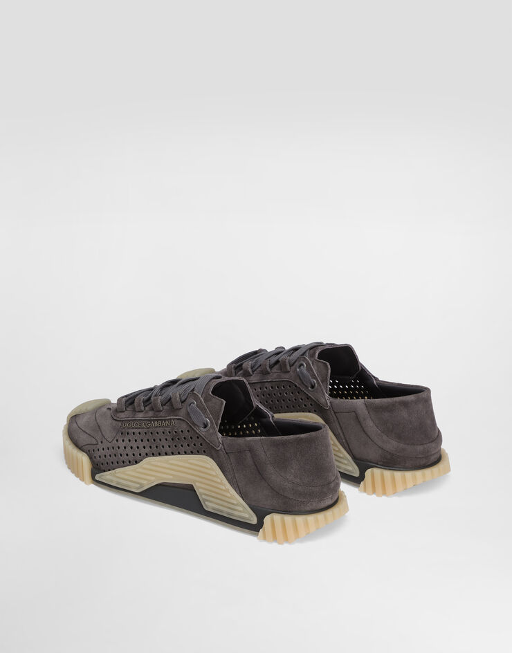 Dolce & Gabbana Zapatilla NS1 slip-on en mezcla de materiales Gris CS2286AS707