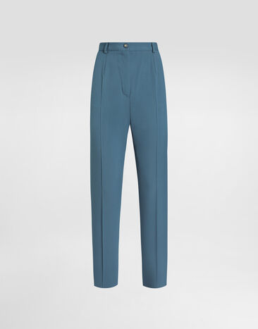 Dolce & Gabbana Wool trousers Blue FTAM2TGDDPS