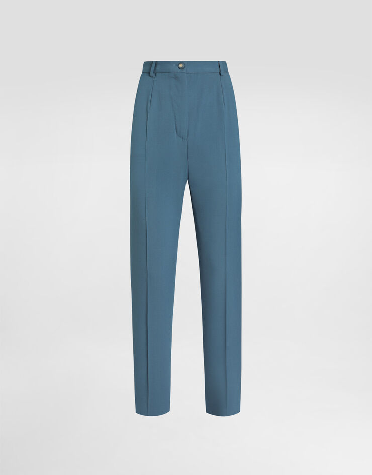Dolce & Gabbana Wool trousers Blue FTAM2TGDDPS