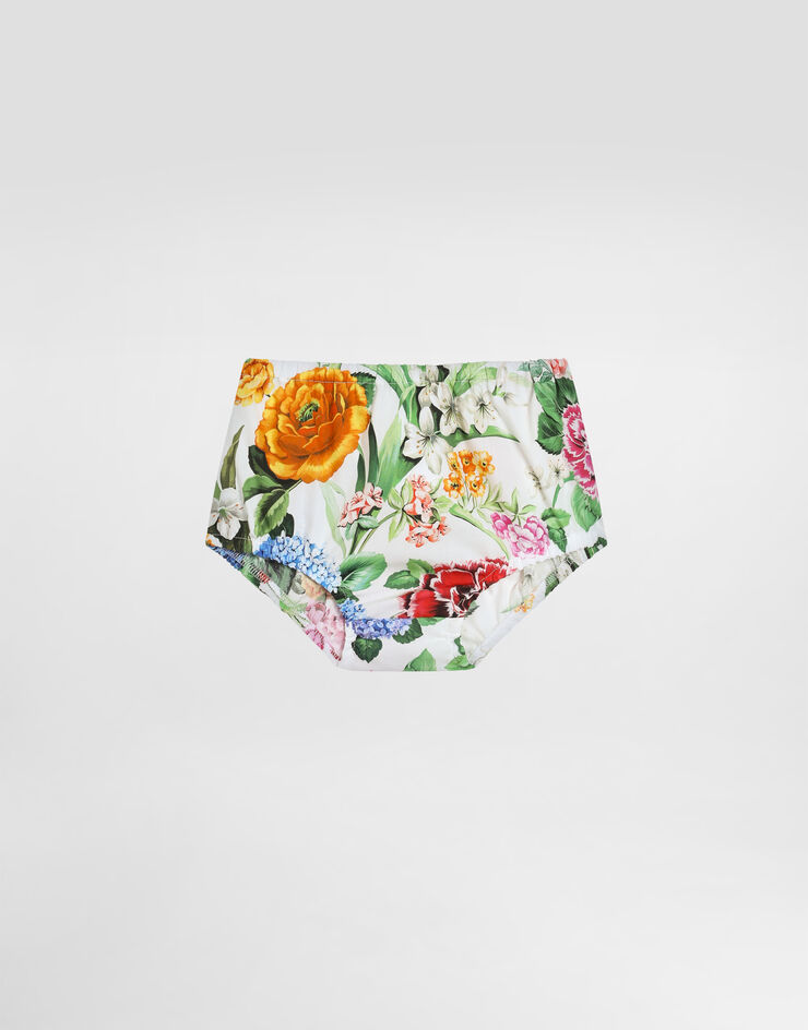 Dolce & Gabbana Poplin dress with floral print Print L24DG1HS5TC