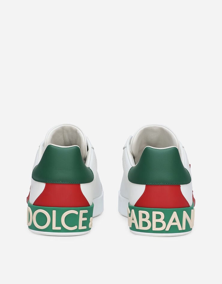 Dolce & Gabbana Sneaker Portofino aus Kalbsleder Mehrfarbig CS1772AN384
