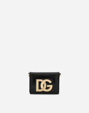 Dolce & Gabbana Polished calfskin DG micro bag Black BB7598AW576