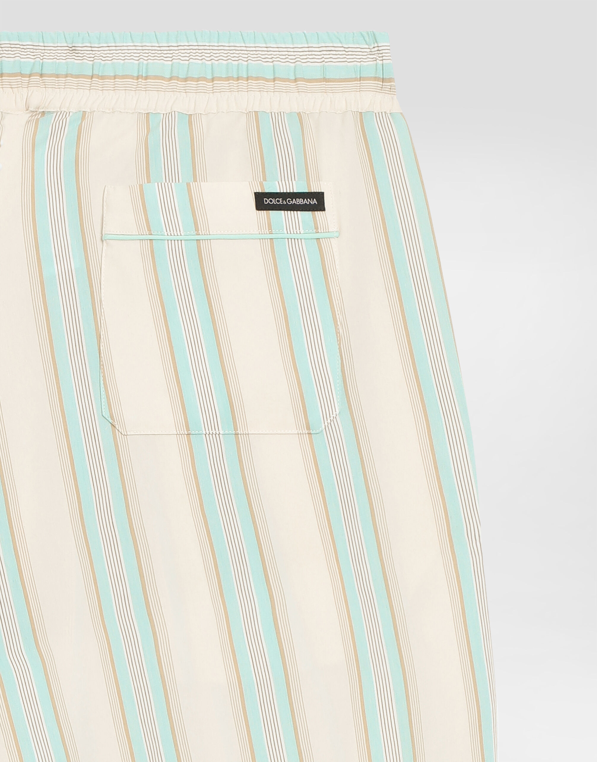 Striped canvas vanity trousers - thumbnail 4