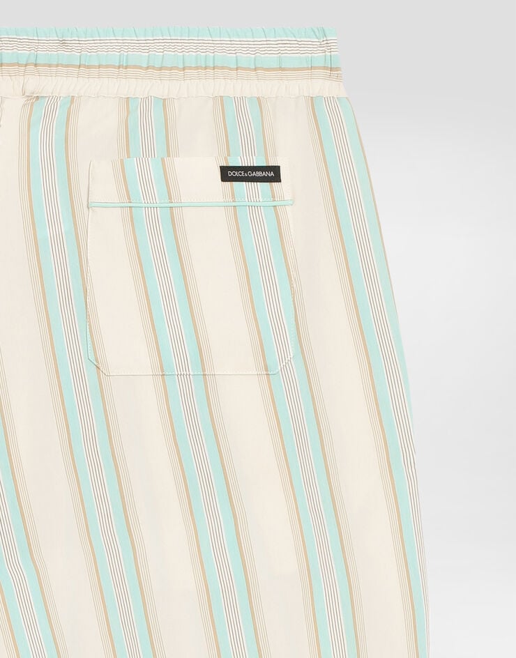 Dolce & Gabbana Hose vanity aus canvas in Streifenoptik Multicolor GP1N9TFBMFZ