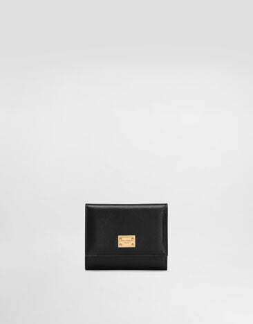 Dolce & Gabbana Plongé calfskin wallet Black BI0770A9S25