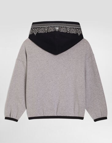 Dolce & Gabbana Cotton sweatshirt with logo  L4JWNVG7P6L
