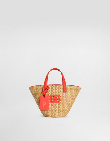 Dolce & Gabbana Straw coffa bag Multicolor EB0249AY319