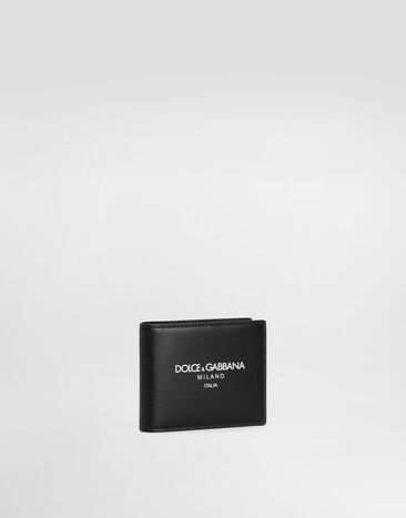 Dolce&Gabbana Calfskin bifold wallet with logo Multicolor BP3102AN244