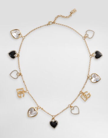 Dolce & Gabbana Italian Tailoring hearts necklace Gold WNR6I2W1111