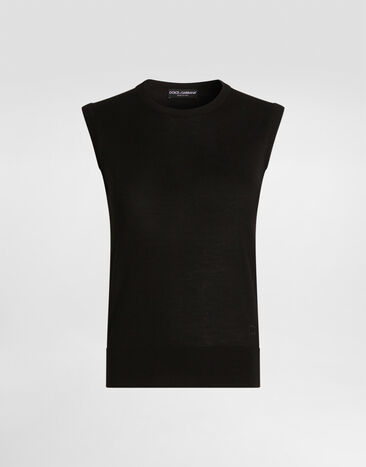 Dolce & Gabbana Cashmere top Black FXT02ZJGMHZ