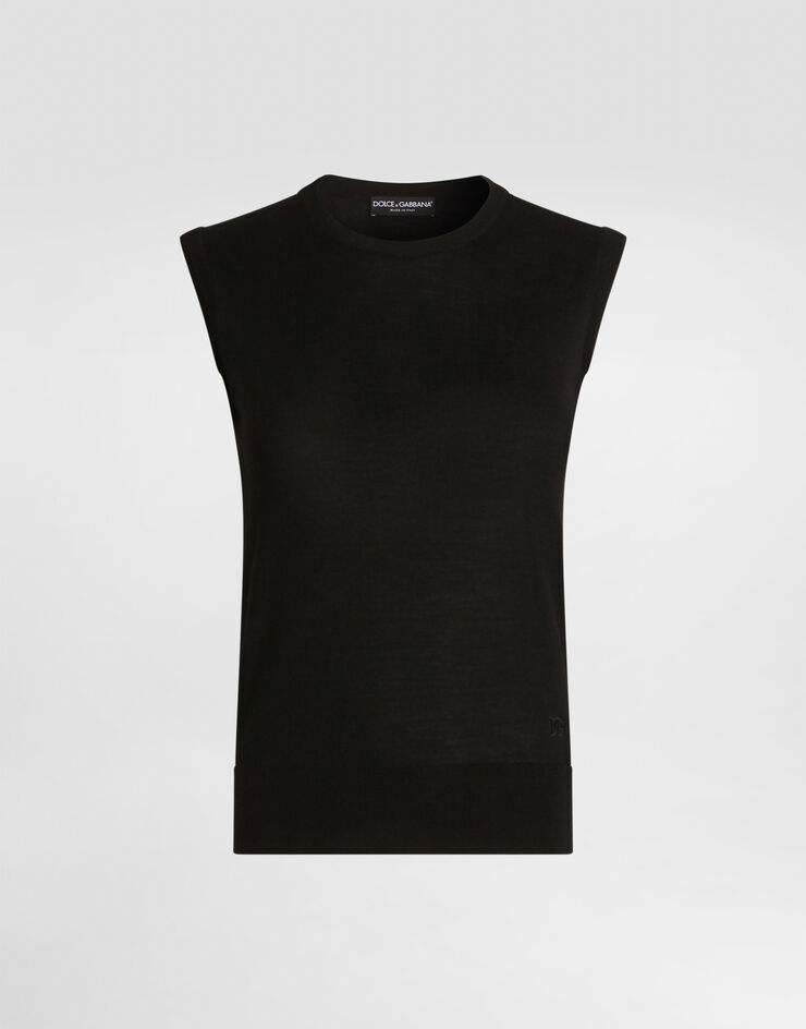 Dolce & Gabbana Cashmere top Black FXT02ZJGMHZ