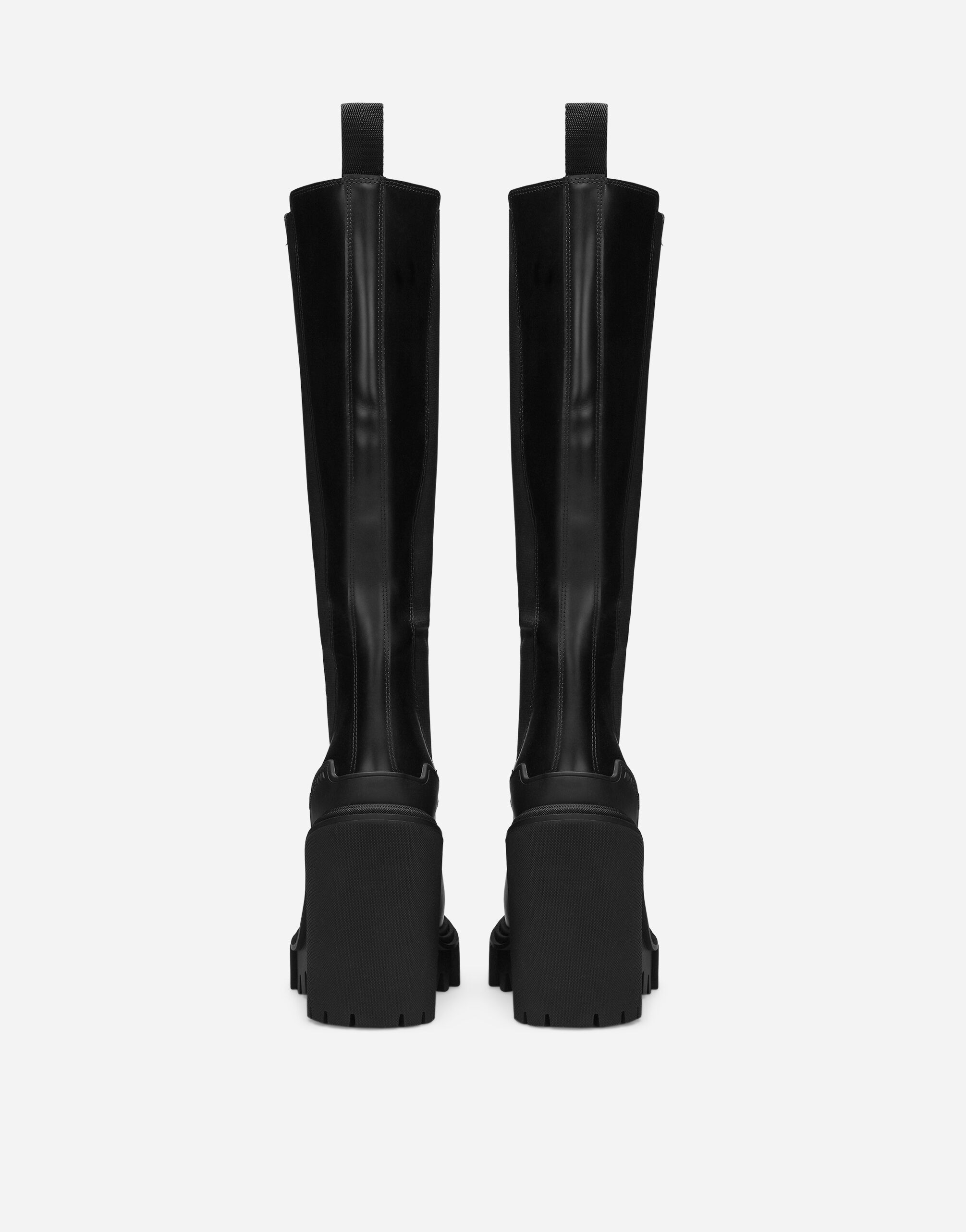 ブラックのウィメンズ ブーツ カーフスキン | Dolce&Gabbana®