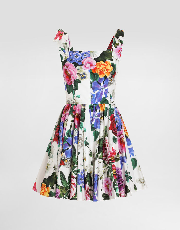 Dolce & Gabbana Rose-print corset dress Print F6ZT2THS5S6
