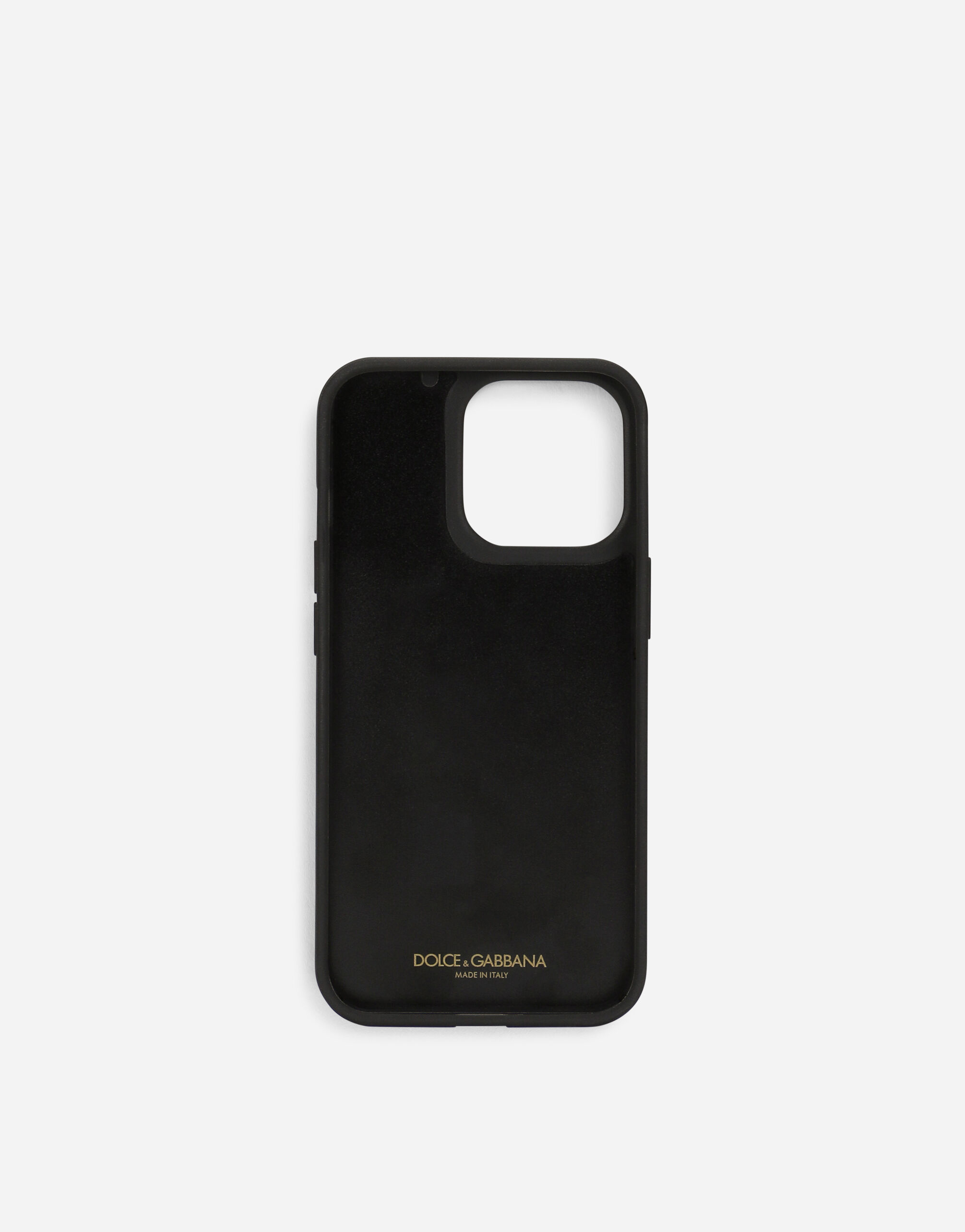Leopard-print polished calfskin iPhone 14 Pro cover in Animal Print for  Women | Dolce&Gabbana® US