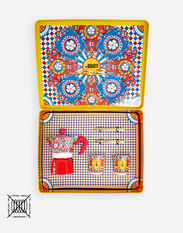 Dolce & Gabbana BOX MOKA SMALL + 2 PORCELAIN CUPS & 2 GOLDEN STIRRERS BIALETTI DOLCE&GABBANA Multicolor TCCE15TCAEF