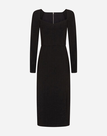 15 Vestido de tubo punto elástico Negro F6K4NTFUGKF