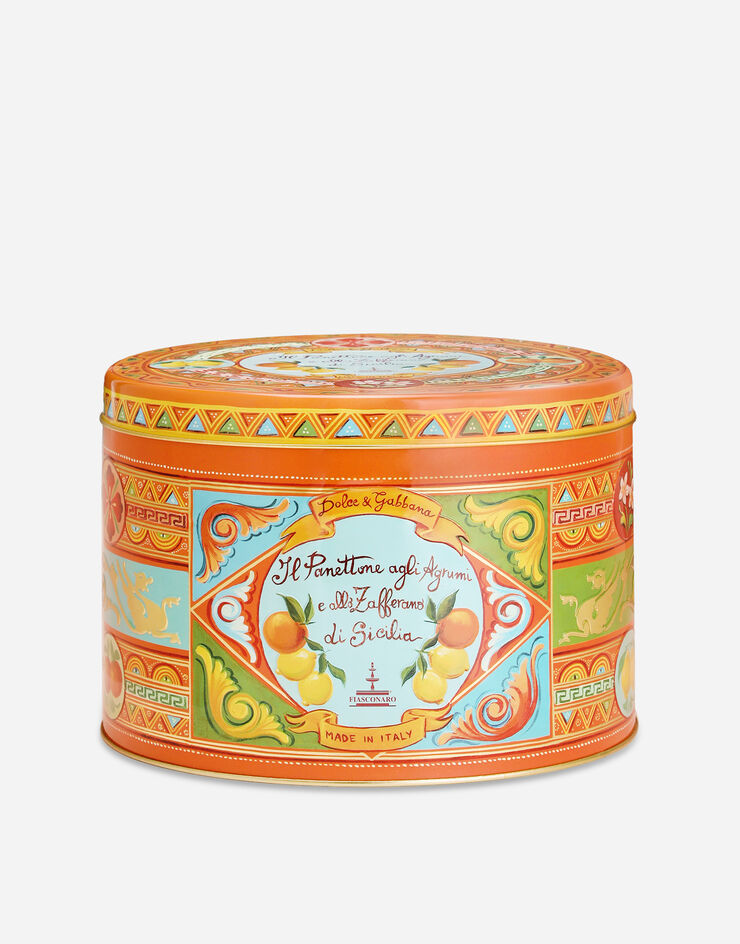 Dolce & Gabbana Panettone with Sicilian Citrus fruits and Saffron Multicolor PN1000RED10