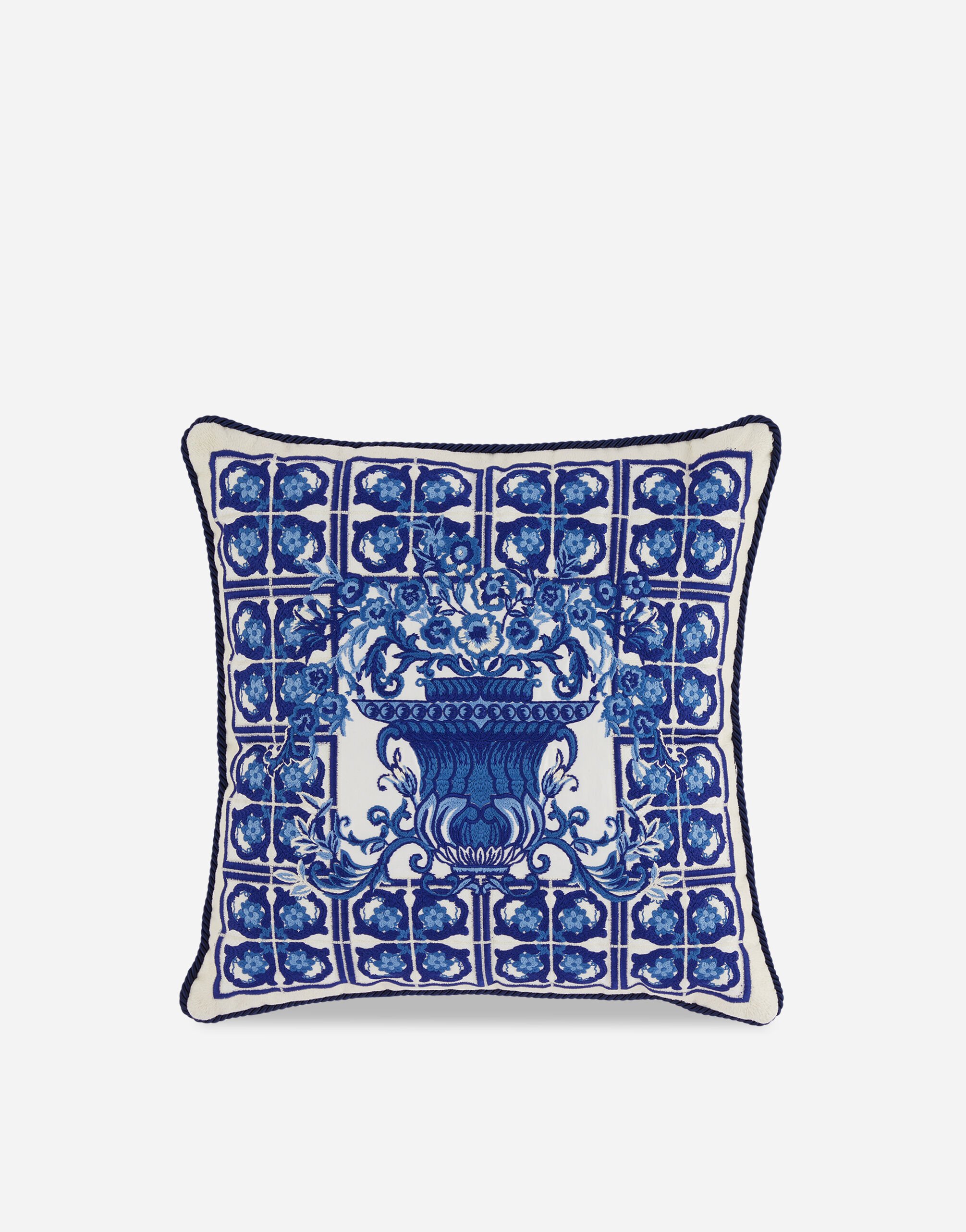 Dolce & Gabbana Embroidered Cushion medium Multicolor TCE015TCABW