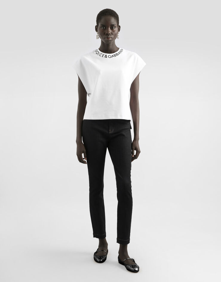 Dolce & Gabbana T-SHIRT White F8Q56ZG7I1N