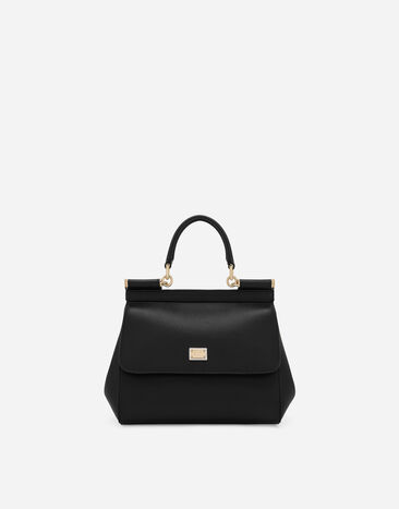 Dolce & Gabbana حقيبة يد Sicily متوسطة أسود BB7100AW437
