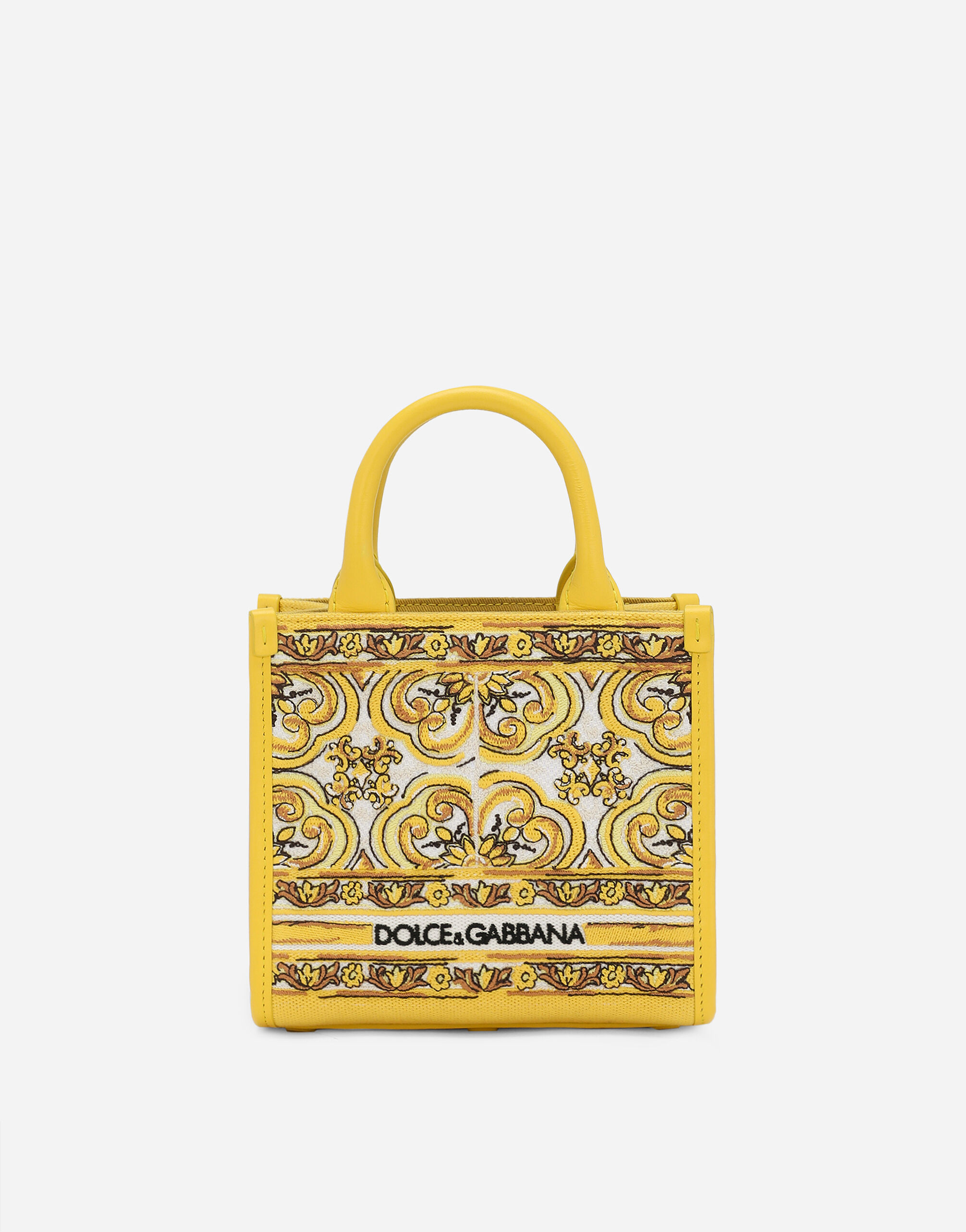 Dolce & Gabbana Minibolso shopper DG Daily Amarillo BB6003AW050