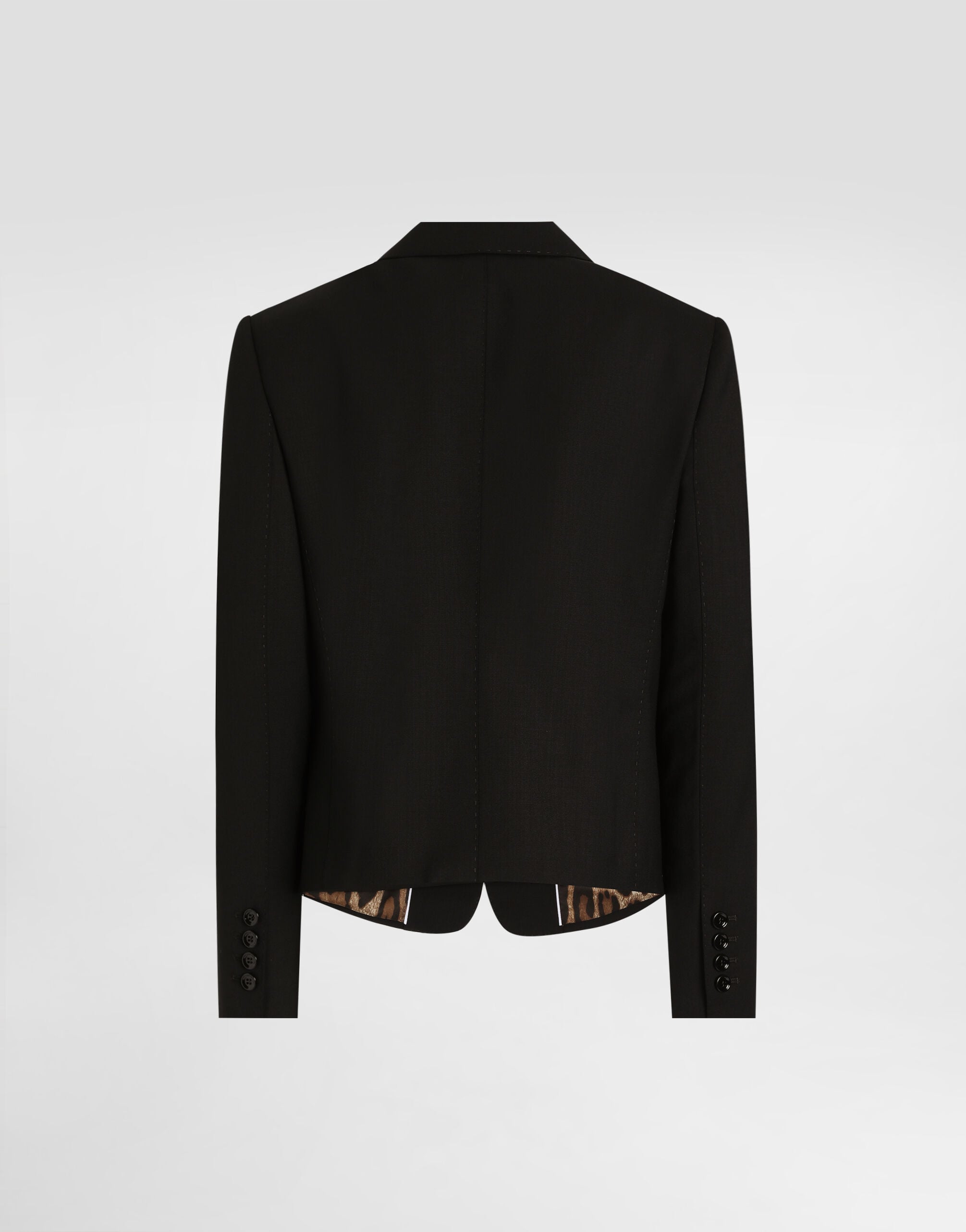 Bi-stretch sallia jacket in Black for Women | Dolce&Gabbana® US
