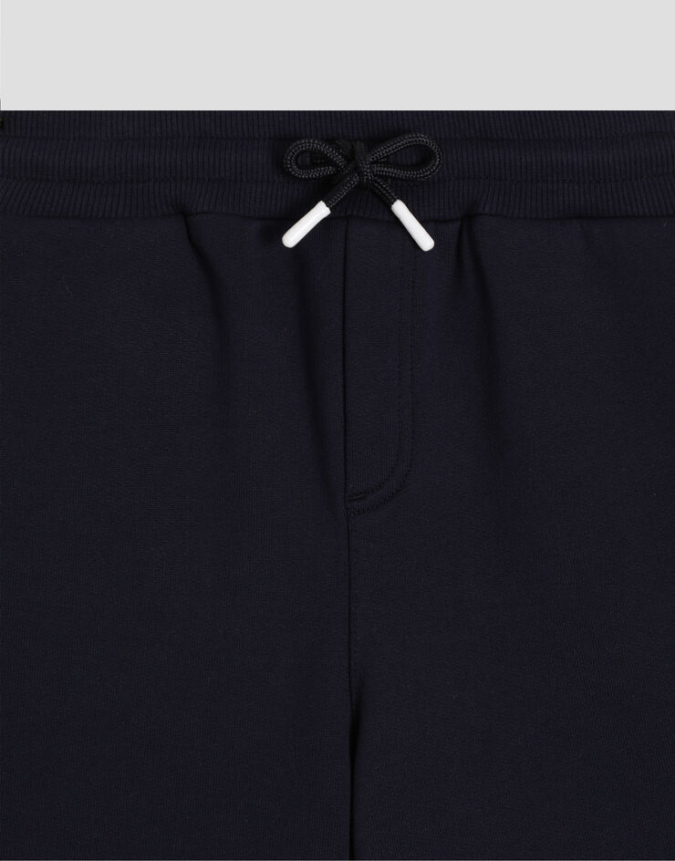 Dolce & Gabbana Fleece bermuda shorts with DG Print L4JQT1II7IJ