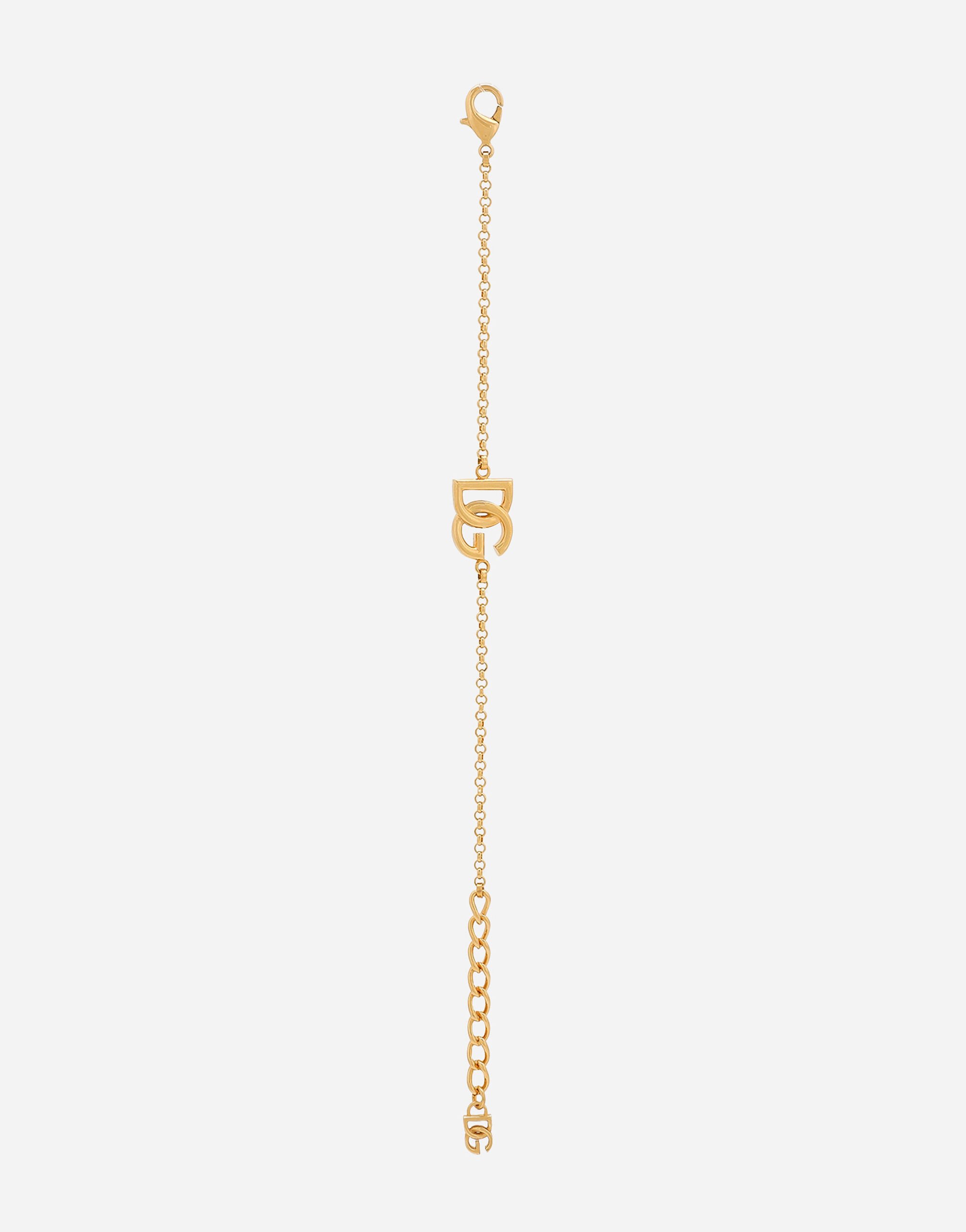 DOLCE & GABBANA Bracelet Gold Tone Brass Chain Star Fashion