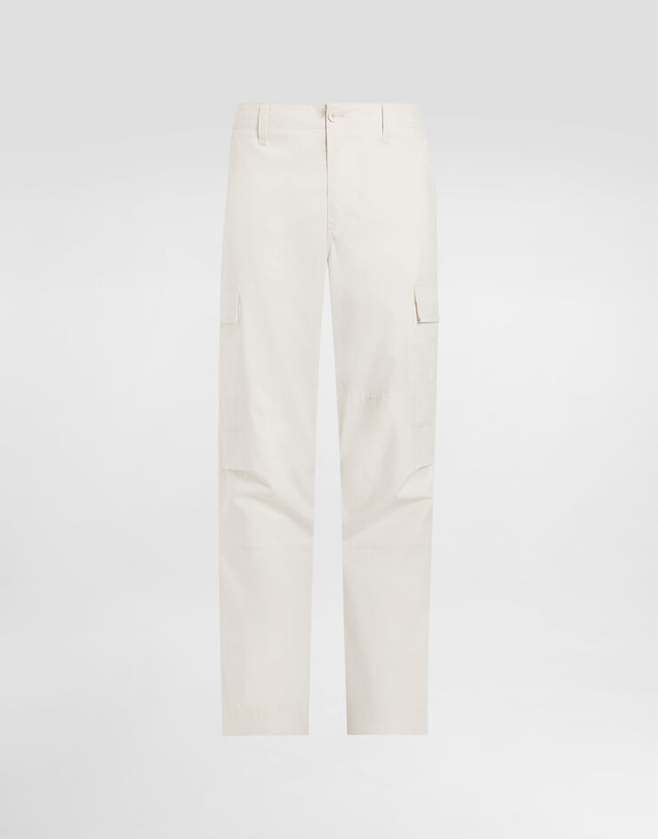 Dolce & Gabbana Pantalón cargo de algodón Beige GP03LTFUEFJ