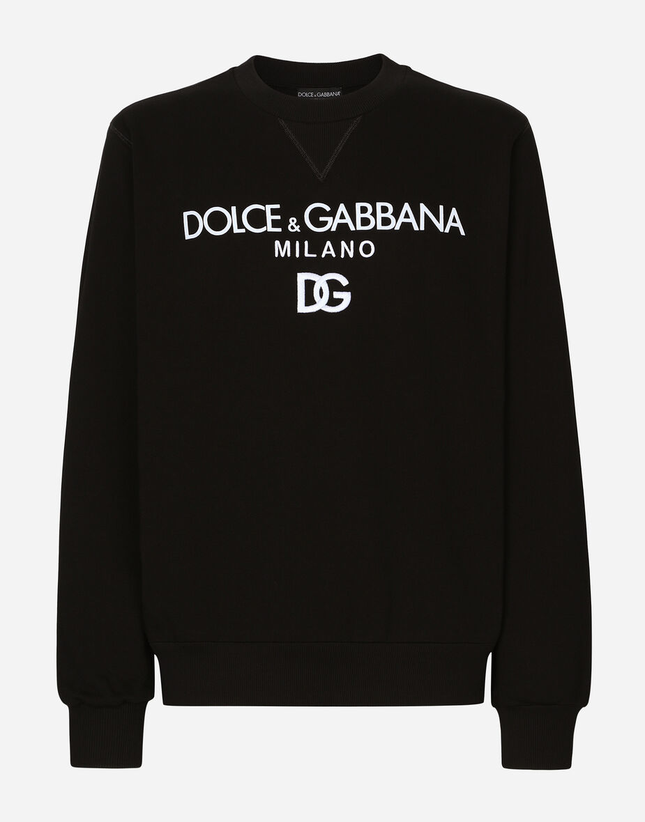 Jersey Sweatshirt with DG Embroidery