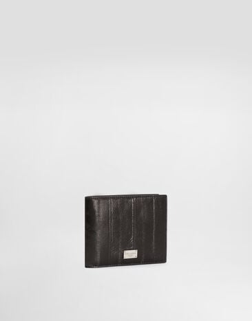 Dolce & Gabbana Eel skin wallet Black BP1321A8M24