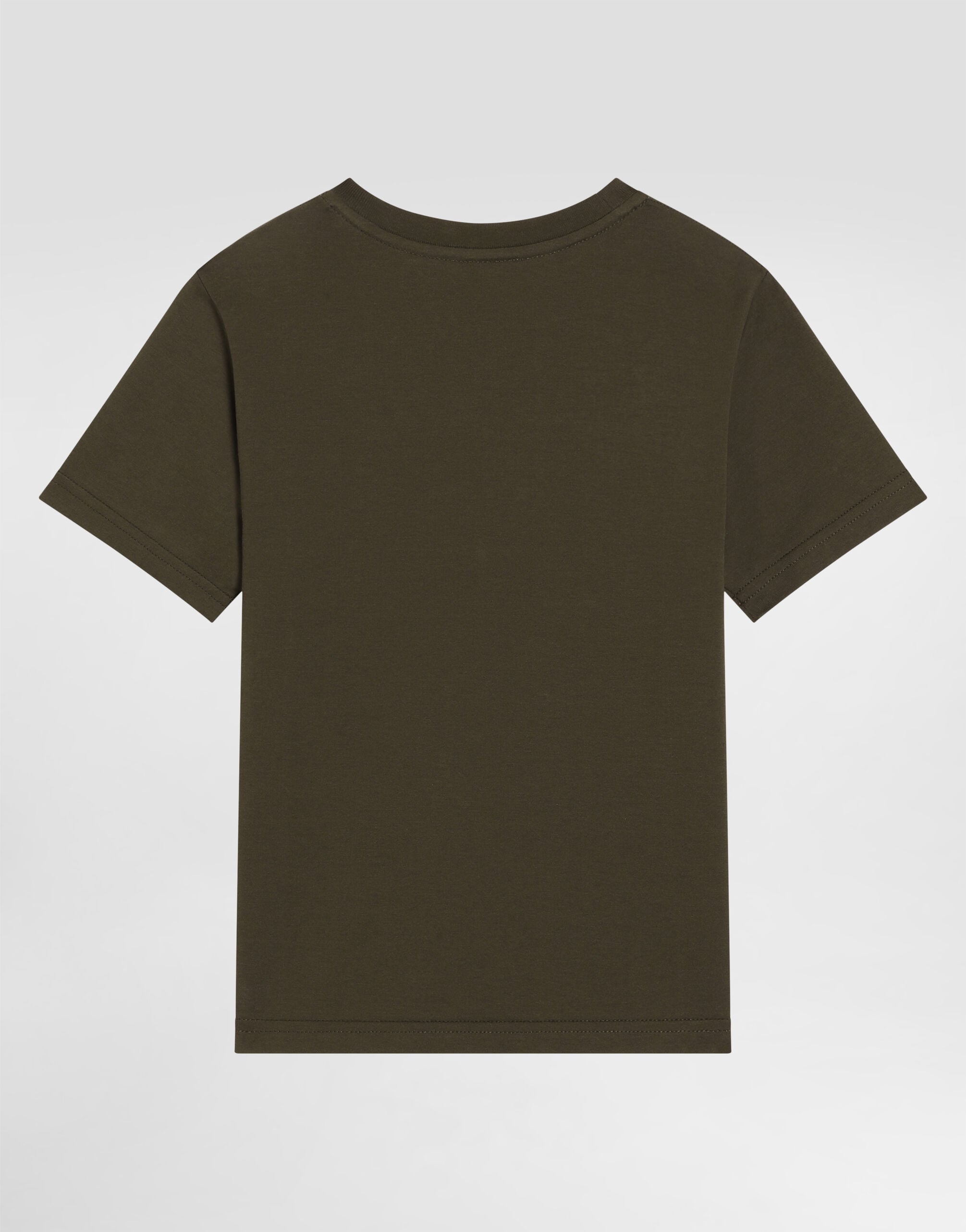 Jersey t-shirt with embroidered appliqué in Grey for Boys