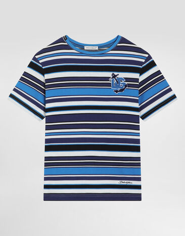 Dolce & Gabbana Striped jersey t-shirt Multicolor L4JTHUHS7LF