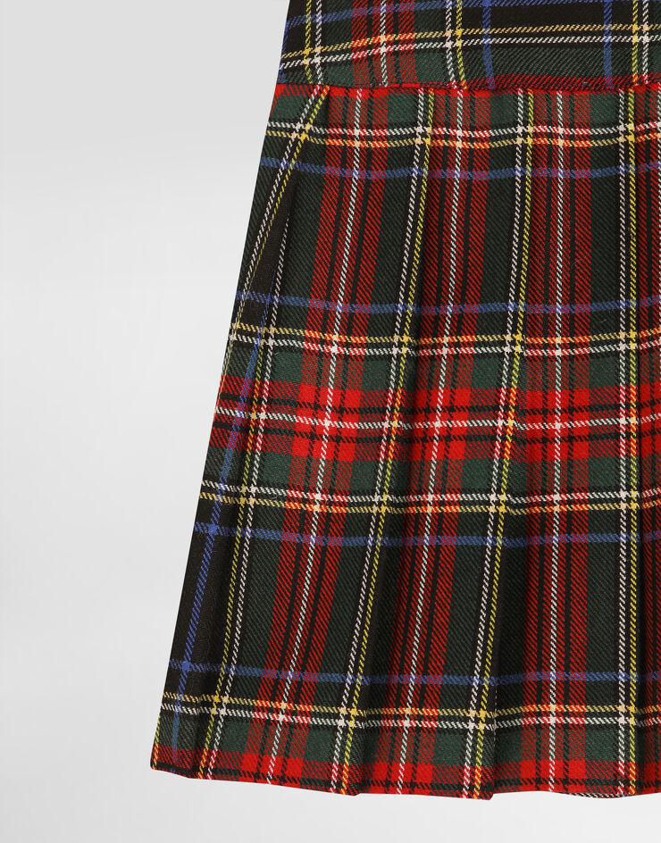 Dolce & Gabbana Tartan wool skirt Multicolor L55I04FQMG9