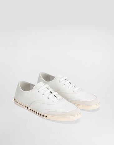 Dolce & Gabbana Saint Tropez calfskin sneakers White CS2351AQ724