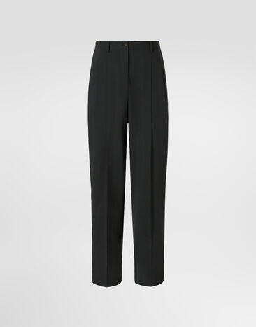 Dolce & Gabbana Micro-rib trousers Dolce & Gabbana Micro-rib trousers Green GP16NTFUBG3