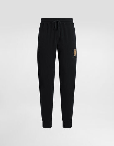 Dolce & Gabbana Smooth cashmere trousers Black GXU27ZJBWIR